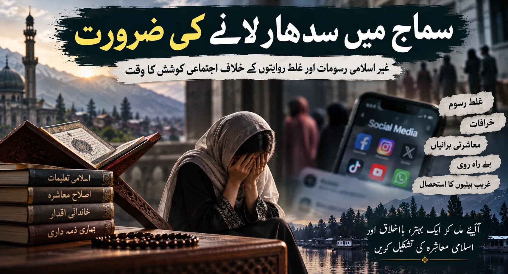 ریاست کے مفتی اعظم معاشرتی مسائل پر بات کرتے ہوئے
